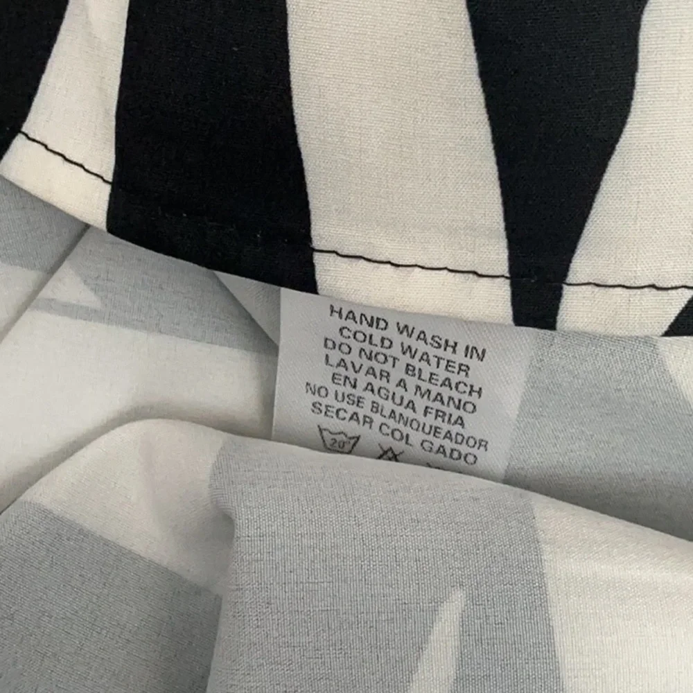 BUXOM CURVY BLACK AND WHITE ZEBRA PRINT SHIRT DRESS